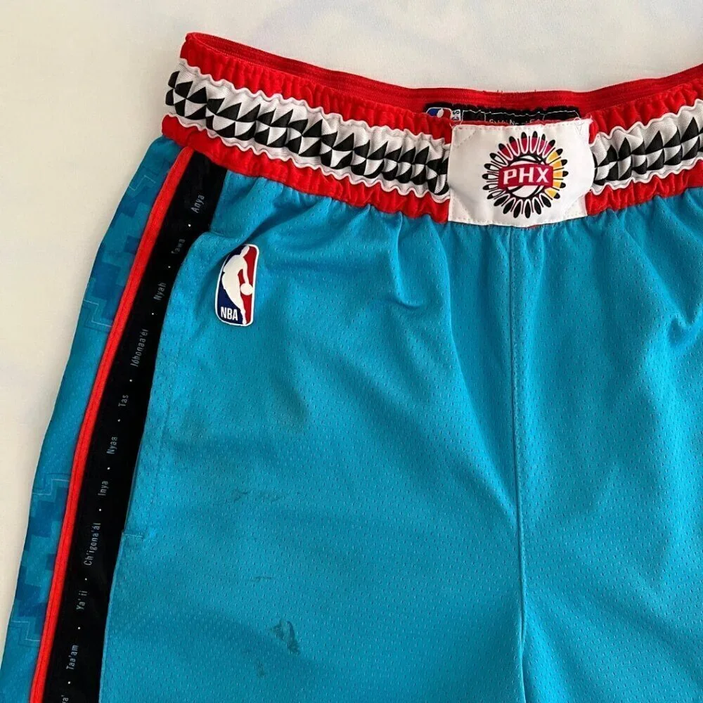 Men's Phoenix Suns NBA Nike Turquoise '22/23 City Swingman Basketball Shorts